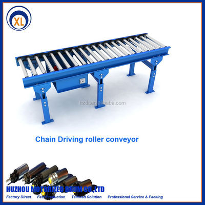 calidad  Double Chain Oil Resistant Better Price Driving Double Sprocket Spur Roller Conveyor Made In China fábrica