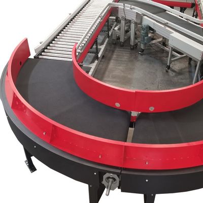 calidad  Logistics Curve Belt Conveyor Logistics Curved Conveyor Belts For Material Distribution And Sorting fábrica