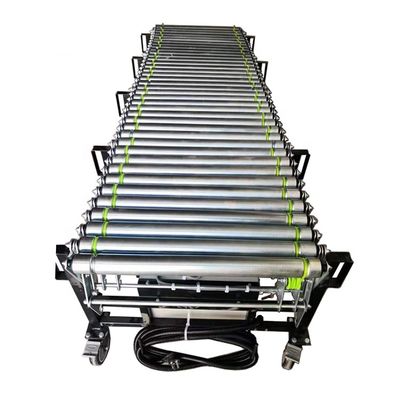 calidad  Hotels Factory Price Unloading Artifact Powered Flexible Expandable Roller Conveyor fábrica